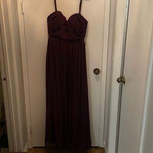 Purple maxi dress